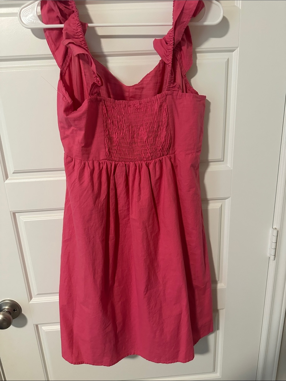 Sim & Sam Bright Pink Ruffled Strap Sundress - Picture 2 of 3